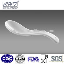 Funny white fine bone china porcelain honey spoon